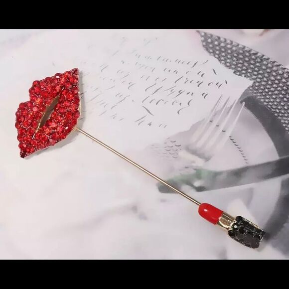LIPSTICK BROOCH‎ - Picture 3 of 5